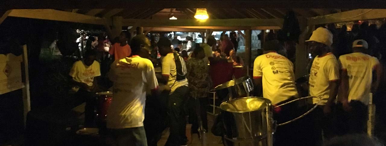 Steel Pan Band Shirley Heights Sunday BBQ Party