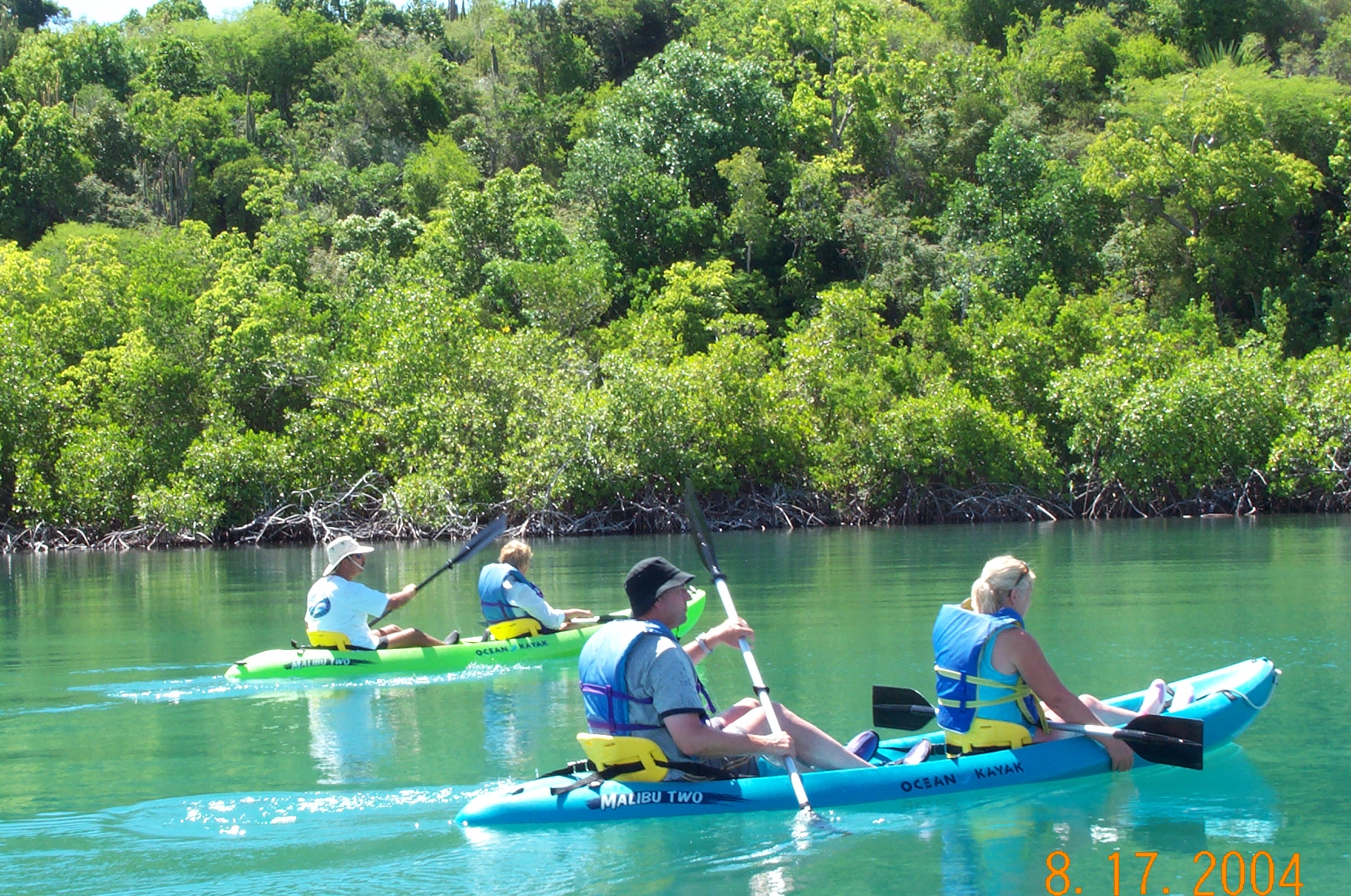 Kayaking in Antigua