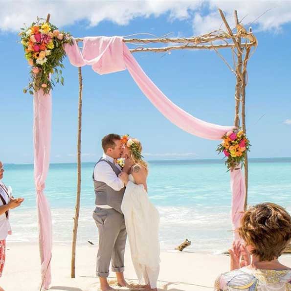 antigua beach wedding